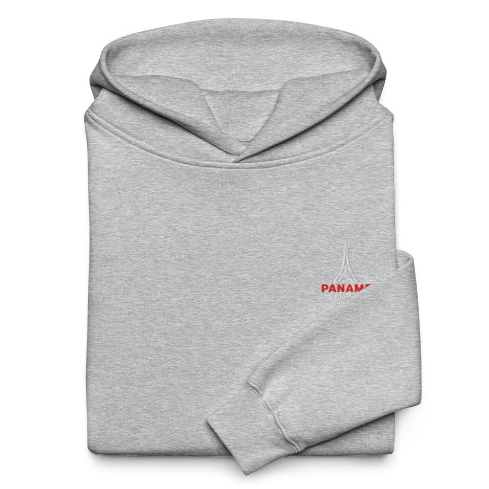 Sweat à capuche oversize unisexe gris clair Paname Origin 75